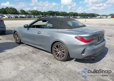 2025 BMW 430I из США, поврежденный, VIN WBA33DB02SCT15972